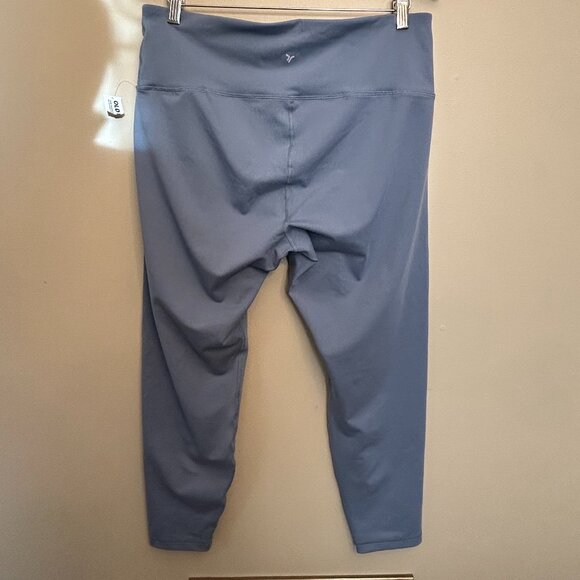 NWT Old Navy Active Women's High Rise Leggings Go-Dry XL Light Blue - Picture 6 of 13